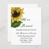 Budget Sonnenblumen wir bewegen | Neue Adresse (Vorne/Hinten)