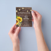 Budget Sonnenblumen, Wood Lights Graduation Party Flyer (Gruppe)