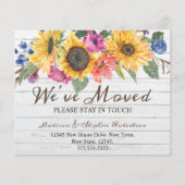 Budget Sonnenblumenbewegung | Änderung der Anschri (Vorderseite)