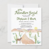 Budget South West Wüste Adventure Baby Dusche (Vorderseite)