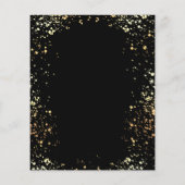 Budget Sparkle Shine Gold Black Christmas Party (Rückseite)