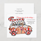 BUDGET Spaß Foto Lebkuchen Auto Feiertage Umzug (Vorne/Hinten)