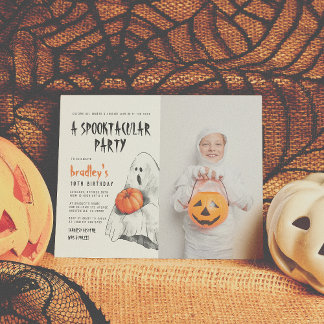 Budget Spooktacular Halloween Ghost Foto Geburtsta