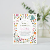 Budget Spring Butterfly Blumengarten Babydusche (Stehend Vorderseite)