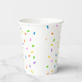Budget Sprinkles Confetti 1st Birthday Pappbecher (Links)