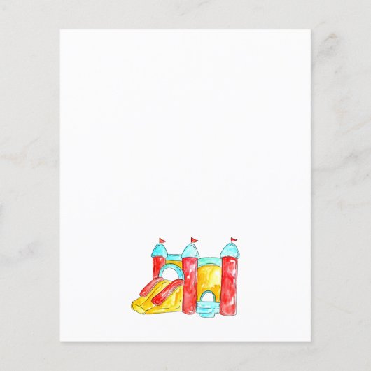 Budget Spump Bounce Trampolin Park Geburtstag (Rückseite)