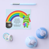 Budget St Paddys Rainbow Gnomies LGBT Party Einlad Flyer (Einzeln)