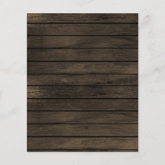 Budget Stallholz Rustikale Hochzeit im Herbst Einl (Rückseite)