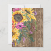 Budget Stallholz & Sonnenblumenkolonne Dusche (Rückseite)