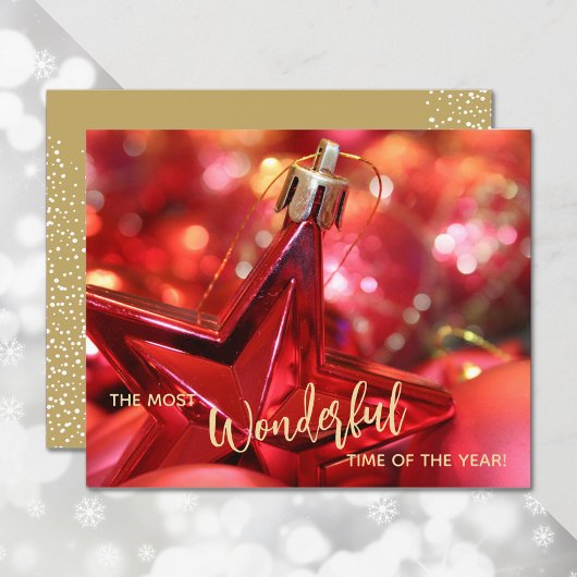 Budget Star Weihnachtsschmuck Weihnachtskarte