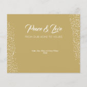 Budget Star Weihnachtsschmuck Weihnachtskarte (Rückseite)