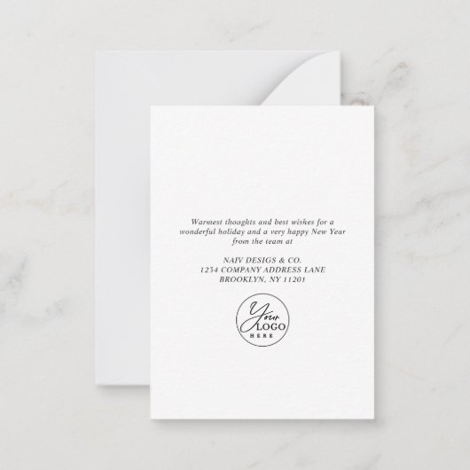 BUDGET steht Ihnen mit dem Logo "Snowman Green Com Mitteilungskarte (Rückseite)