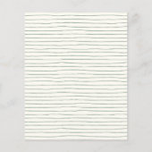 Budget Stilvolle Eukalyptus Greenery Script Weddin (Rückseite)