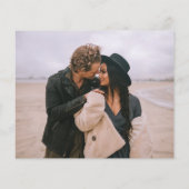 Budget Stilvolle Script Foto Hochzeit Vielen Dank Flyer (Hinten)