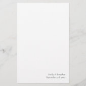 Budget Stilvolle Skripte Einfache Black Wedding Me (Rückseite)