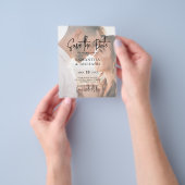 Budget Stilvolles Typografie-Foto Save the Date Flyer (Gruppe)