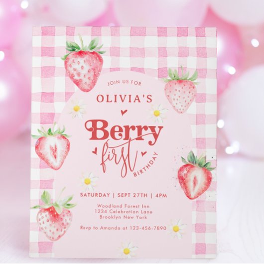 BUDGET Strawberry Fruit Daisy Berry Erster Geburts