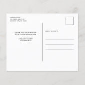 Budget String Light Wedding Save the Date Postcar (Rückseite)