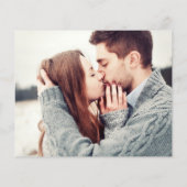 Budget String Lights Lila Foto Hochzeit Einladung (Rückseite)