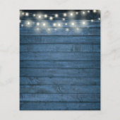 Budget String Lights Rustikales Brautparty laden e (Rückseite)