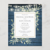 Budget String Lights Rustikales Brautparty laden e (Vorderseite)