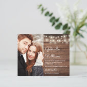 Budget String Lights Rustikales Foto Hochzeit Einl (Stehend Vorderseite)