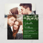 Budget String Lights Rustikales Foto Hochzeit Einl (Vorne/Hinten)