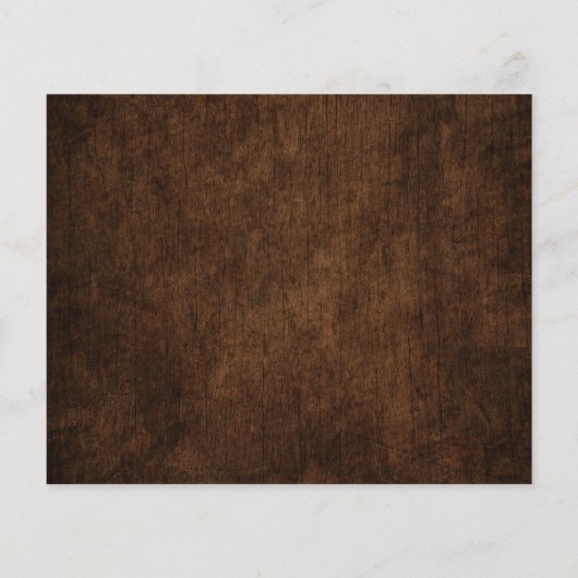 BUDGET String Lights Rustikales Holz Save the Date (Rückseite)