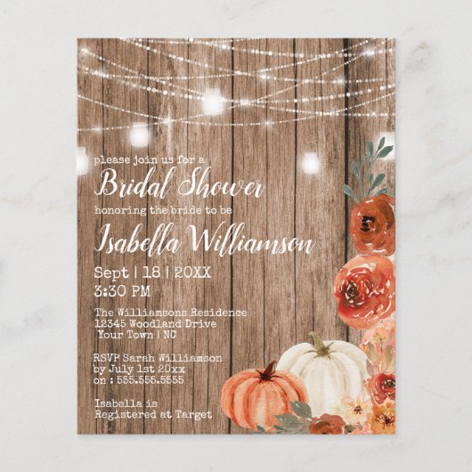 Budget String & Mason Jar Brautparty (Vorderseite)