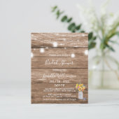 Budget String & Mason Jar Brautparty (Stehend Vorderseite)