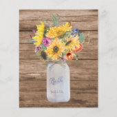 Budget String & Mason Jar Brautparty (Rückseite)