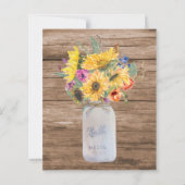 Budget String of Lights & Mason Jar Couples Dusche (Rückseite)