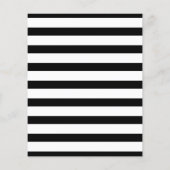 Budget Stripe WeddingCouples Einladung Flyer (Hinten)
