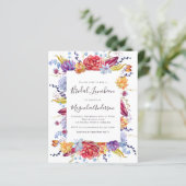 Budget Succulent Bridal Luncheon Einladung (Stehend Vorderseite)