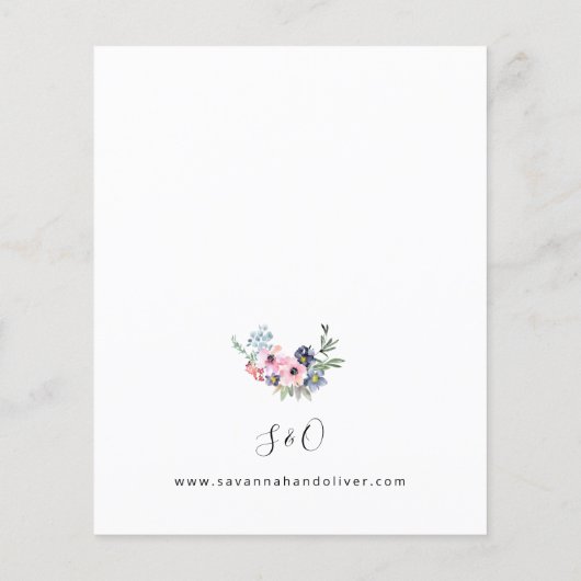 Budget Summer Floral Wedding (Rückseite)