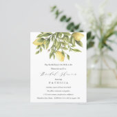 BUDGET Summer Lemons Foliage Wedge Brautparty (Stehend Vorderseite)