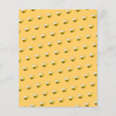 Budget Summer Party Bienen Sonnenblumen Garten Gri (Rückseite)