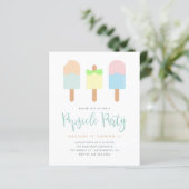 Budget Summer Pastel Popsim Party Kinder Geburtsta (Stehend Vorderseite)
