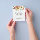 Budget Summer Sunflower Save the Date Flyer (Gruppe)