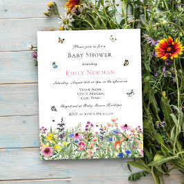 Budget Summer Wildblume Babydusche