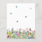 Budget Summer Wildblume Babydusche (Rückseite)