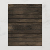 Budget Sunblumen Antlers Chic Save the Date (Rückseite)