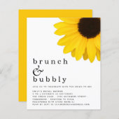 Budget Sunflower Brunch Bubbly Brautparty (Vorne/Hinten)