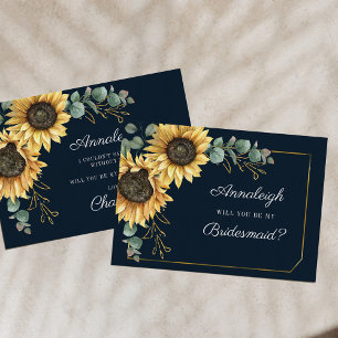 Budget Sunflower Eukalyptus Be My Bridesmaid
