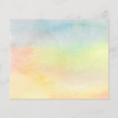 Budget Sunflower Motion Announcement Card (Rückseite)