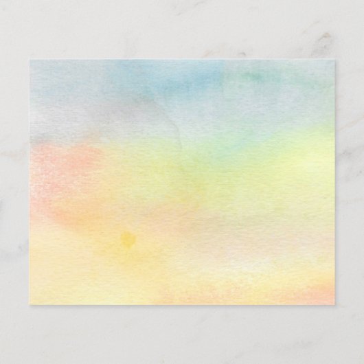 Budget Sunflower Motion Announcement Card (Rückseite)