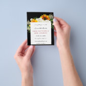 Budget Sunflower & W Floral B Künstlerisch Save th Flyer (Gruppe)