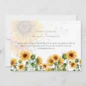 Budget SUNFLOWERS Dusty Blue Wedding (Rückseite)