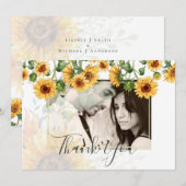 Budget SUNFLOWERS Dusty Blue Wedding (Vorne/Hinten)