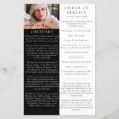 BUDGET Sunflowers Foto Memorial Service Program